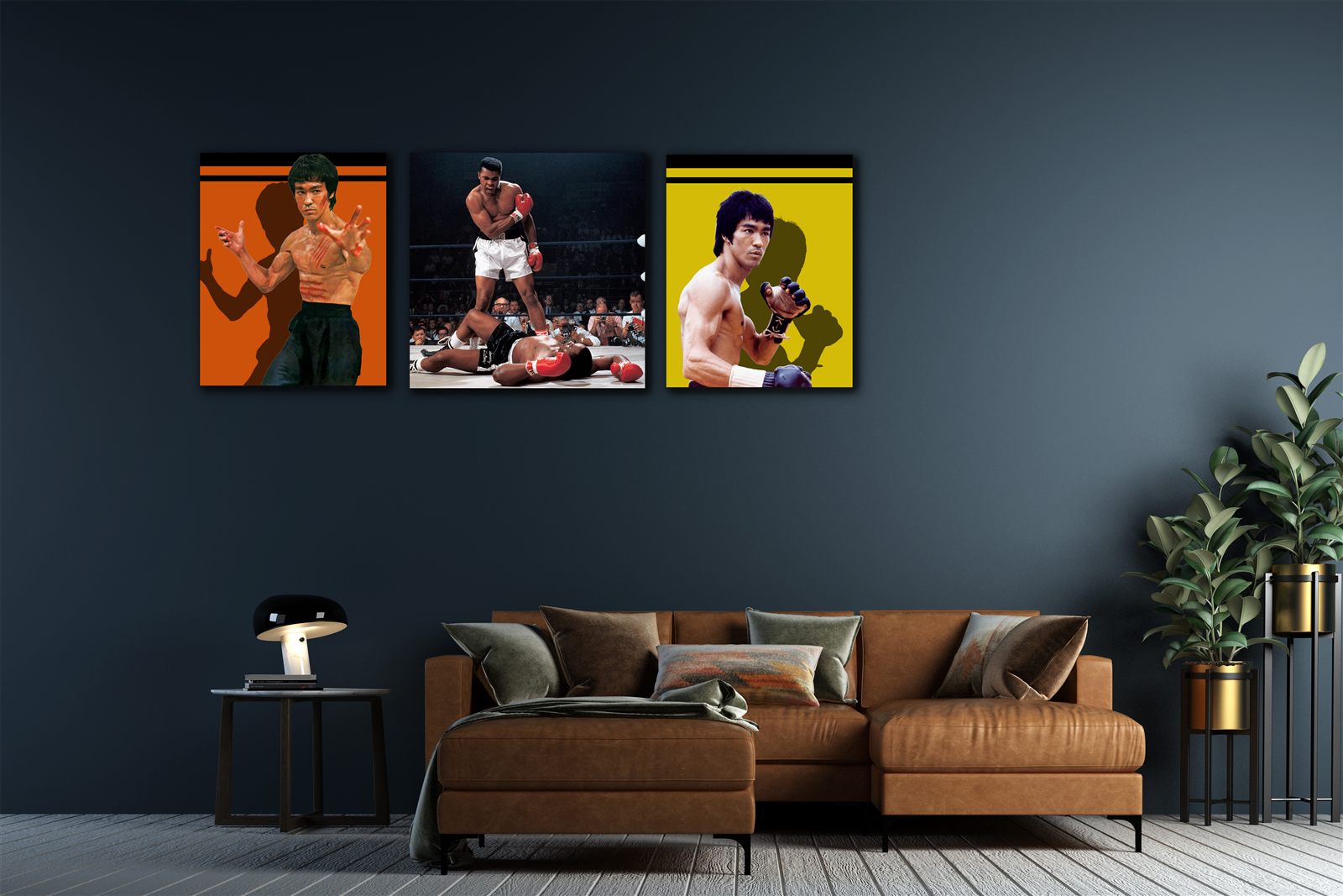 Titan Forge sports metal panels displayed in a room setting